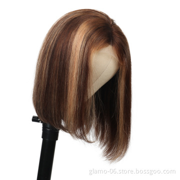 Hd Lace Wigs Pre Plucked And Bleached Highlighted Bob Wigs Perruqu En Gros